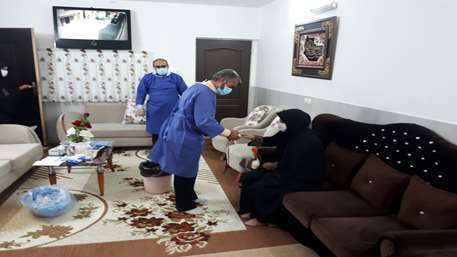  غربالگري كاركنان و مددجويان مراكز شبانه روزي تحت پوشش اداره بهزيستي شهرستان دامغان